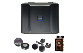 Alpine R-A75M Monoblock Subwoofer Amplifier 750 Watts RMS + 0G Amp Kit