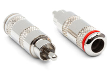 Load image into Gallery viewer, Hosa RCA-025 RCA Cable-mount Connector Left &amp; Right 2-piece Set