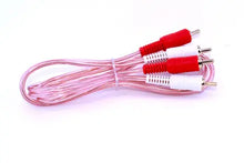 Charger l&#39;image dans la galerie, CRUX RCA-12MM | RCA Male-to-Male Cable, Clear Jacket 12 ft.