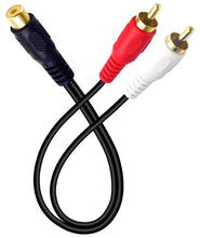 Load image into Gallery viewer, 4 Absolute 1F2M RCA Interconnect Cable Wire Marine Car Amplifier Stereo Home Audio