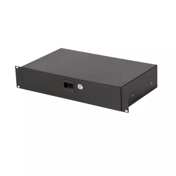 On-Stage RDLS2000 2U Locking Rack Drawer (Shallow)