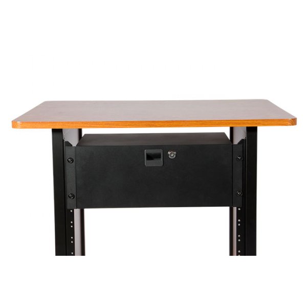 On-Stage RDLS4000 4U Locking Rack Drawer (Shallow)