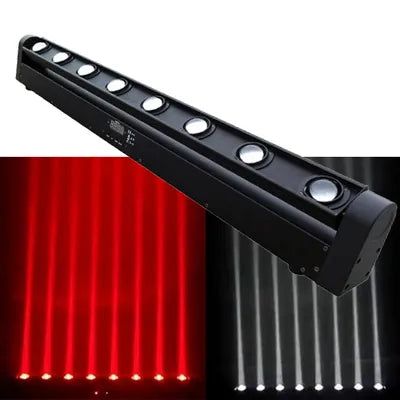 MR DJ ELMH800 8 Eye 8x12W RGBW LED Beam Moving Head Spotlight Lighting Professional Equipment For Church, Wedding, DJ Party, KTV Show