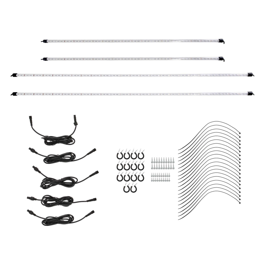 Heise RGBW1-UNDGLED Improved RGBW Underglow LED - 4 Piece Kit