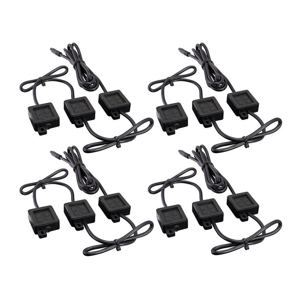 PowerSports RGBW2-4KT RGBW LED Rock Light, Used with RGBW-CB2 - 4 Piece Kit