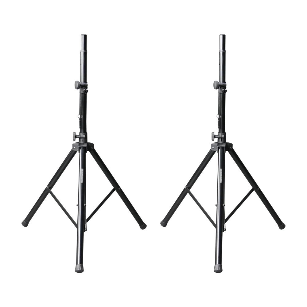Gator Rok-It RI-SPKRSTDSET-200-AL Aluminum Tripod Speaker Stand Set with Bag