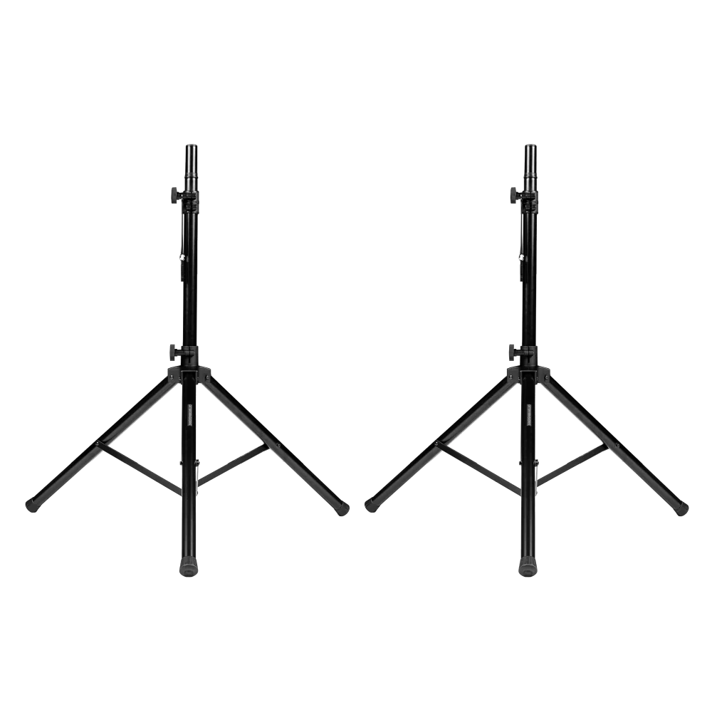 Gator Rok-It RI-SPKRSTDSET-250-AL Aluminum Tripod Speaker Stand Set with Deluxe Bag