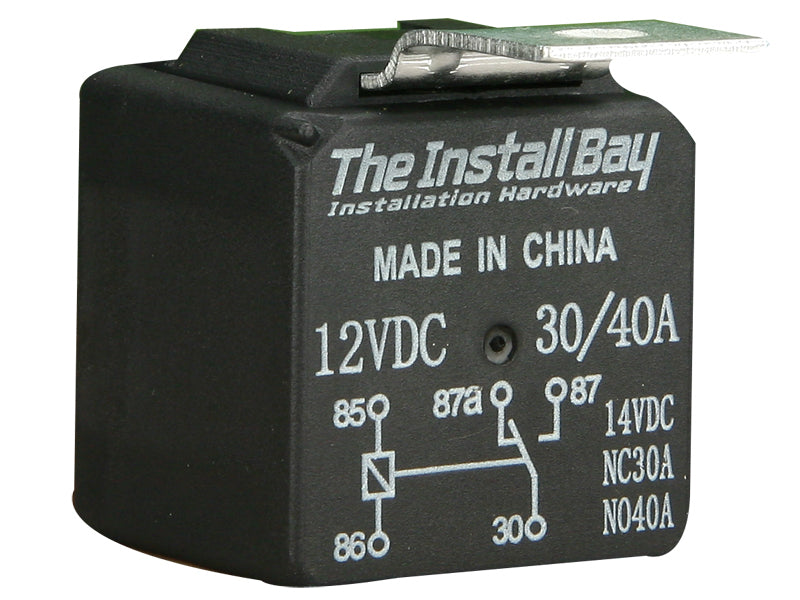 Install Bay RL3040 Economy 12 Volt 30/40 AMP Relay - Each