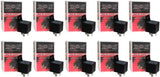 Absolute USA 12V 30/40 Amp SPDT Automotive Marine Bosch / Tyco Style 5 Pin Relay (10 Pack)