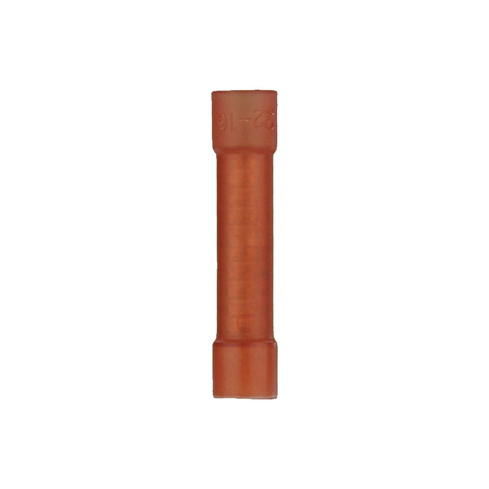 Install Bay RNBC-1 Red Nylon Butt Connector 22-18 Gauge Package of 1000