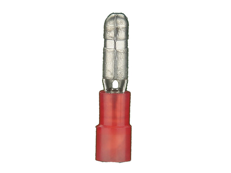 Install Bay RNMB Red Nylon Male Bullet Connector 22-18 Gauge .156