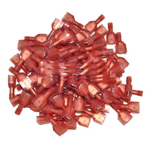 Load image into Gallery viewer, Install Bay RNMD250F Red Nylon Male Quick Disconnect 22-18 Gauge .250