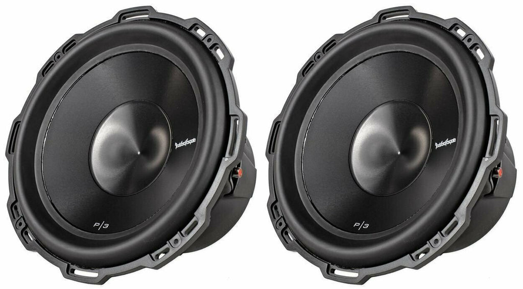 2 Rockford Fosgate Punch P3D4-15  Punch P3 15" car subwoofer with dual 4-ohm voice coils 1200-Watt Peak (600W RMS)