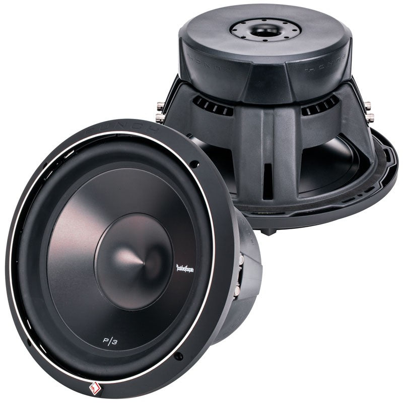 2 Rockford Fosgate Punch P3D2-12 Car Subwoofer<br/>1200W Max, 600W RMS 12" Punch P3 Series Dual 2-Ohm Car Subwoofer