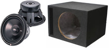 Charger l&#39;image dans la galerie, Rockford Fosgate Punch P3D4-12 12&quot; Car Subwoofer+ Absolute VEGS12 Vented Sub Box Enclosure