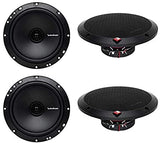 2 Pair Rockford Prime R1675X2 Speaker <BR/> 180W Peak 6-3/4