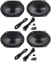 Charger l&#39;image dans la galerie, 2 Pair Rockford Fosgate R168X2 Prime&lt;BR/&gt; 220W Max (110W RMS) 6&quot; x 8&quot; 2-Way PRIME Series Coaxial Car Speakers