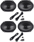 2 Pair Rockford Fosgate R168X2 Prime<BR/> 220W Max (110W RMS) 6