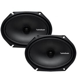 2 Pairs of Rockford Fosgate Prime R168X2 220W Max (110W RMS) 6" x 8" 2-Way Prime Series Coaxial Car Speakers - 4 Speakers + 100FT Speaker Wire + Free Phone Holder