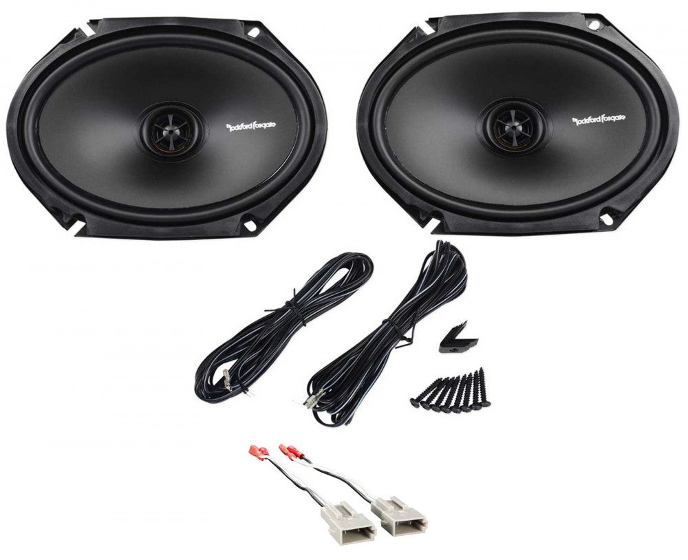 Front Rockford Fosgate 6x8" Factory Speaker Replacement For 1993-1997 Mazda MX6