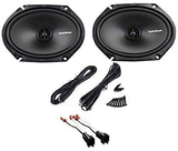 Front Rockford Fosgate Speaker Replacement Kit For 2004-2007 Mercury Monterey