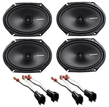 Charger l&#39;image dans la galerie, Rockford 6x8&quot; Front+Rear Speaker Replacement Kit For 1999-2002 Lincoln Navigator