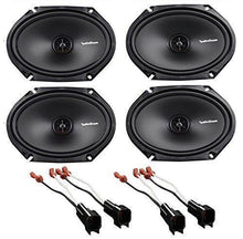 Charger l&#39;image dans la galerie, Rockford 6x8&quot; Front+Rear Speaker Replacement For 2005-07 Ford F-250/350/450/550