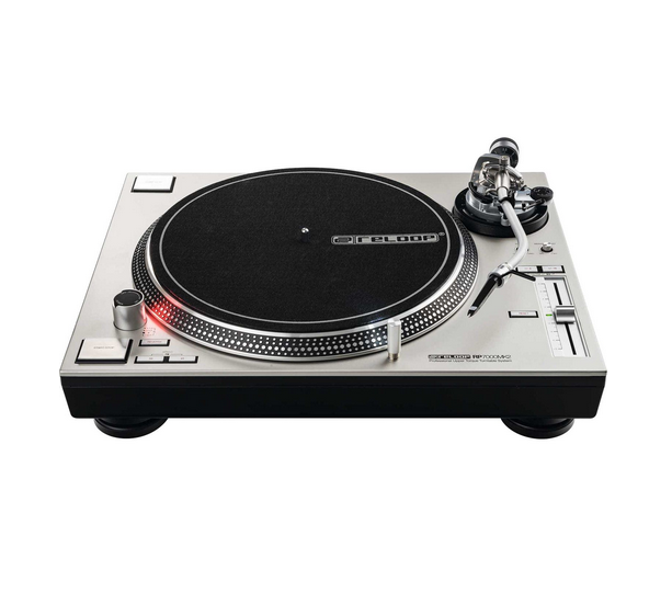 Reloop RP-7000-MK2-SLV Direct Drive High Torque Turntable (Silver)