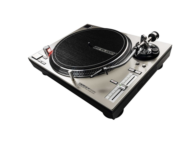 Reloop RP-7000-MK2-SLV Direct Drive High Torque Turntable (Silver)