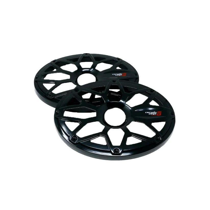 Cerwin Vega SM69FBB RPM Stroker 6"X9" Flush Mount Speaker Grill, Steel With Powder Coating, Pair (Black)