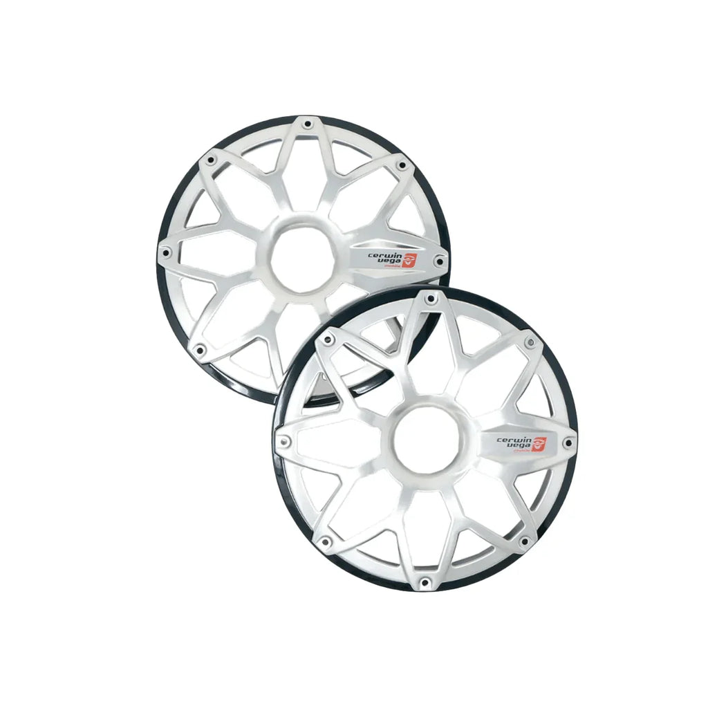 Cerwin Vega SM8FGB 8" RPM Stroker Series Flush Mount Marine Speaker Grilles (Black, Pair)