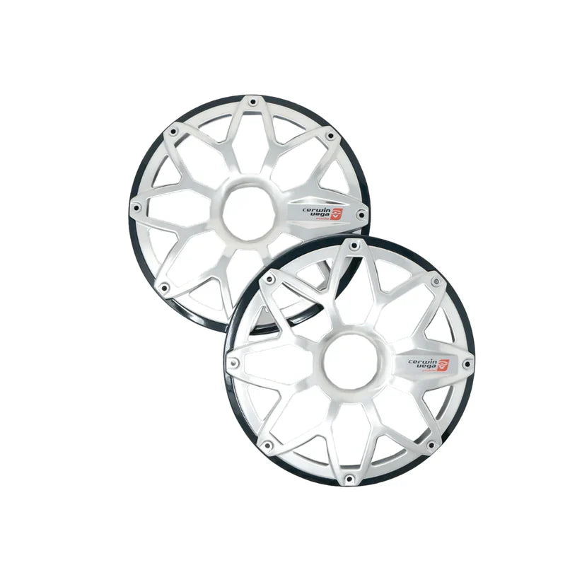 Cerwin Vega SM65FGB RPM Stroker 6.5” Flush Mount Speaker Grill, Pair (Black)