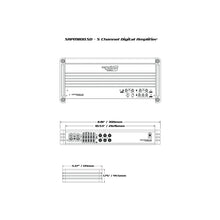 Charger l'image dans la galerie, Cerwin Vega SRPM1100.5DW SRPM Stroker 5-Channel Full Range Class-D Amplifier (White)
