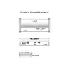 Load image into Gallery viewer, Cerwin Vega SRPM1000.1DW SRPM Stroker 1-Channel Monoblock Class-D Amplifier (White)