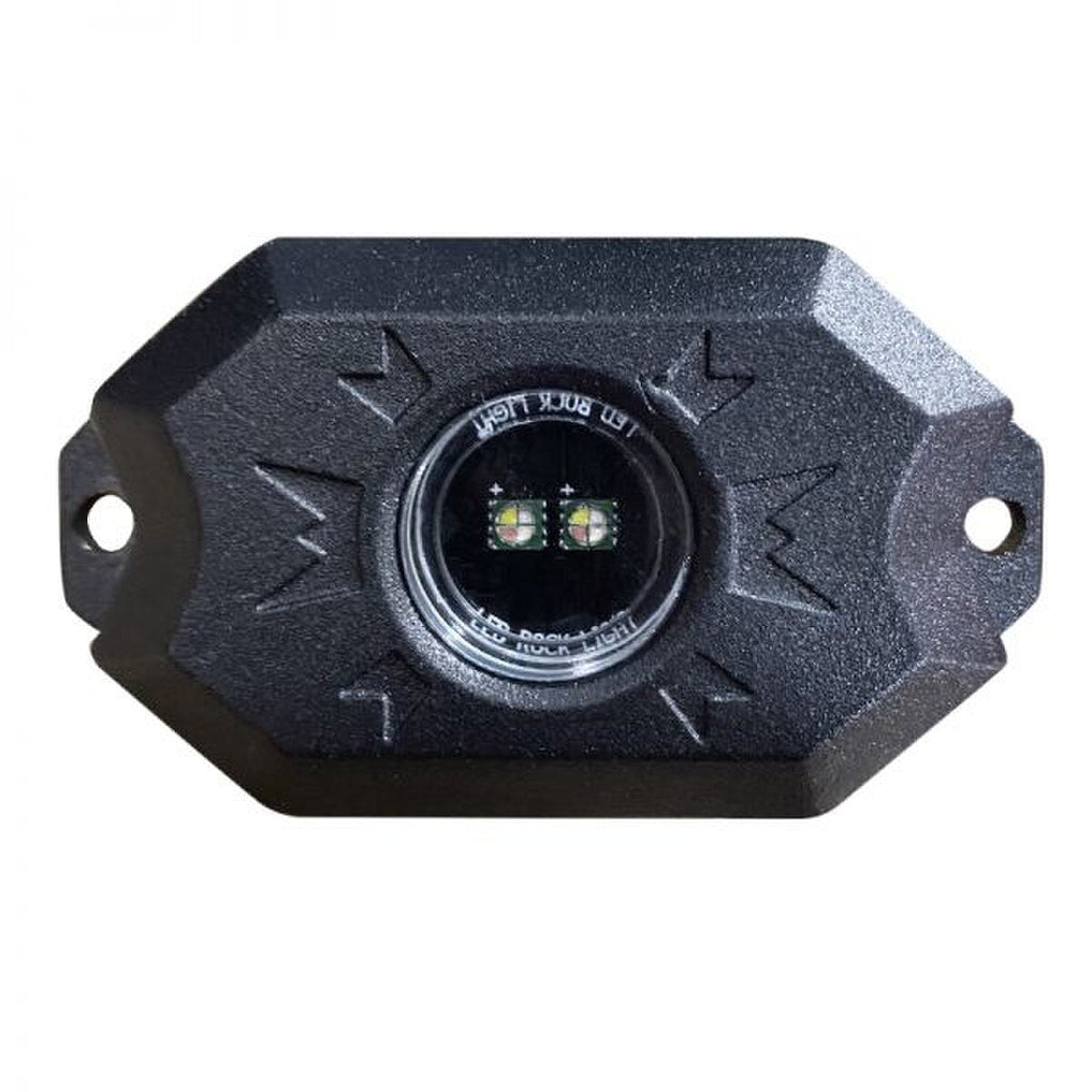 Race Sport Lighting RS12PRGBW 12-POD RGBW Hi-Power Rock Light Complete Kit with Bluetooth APP Controls