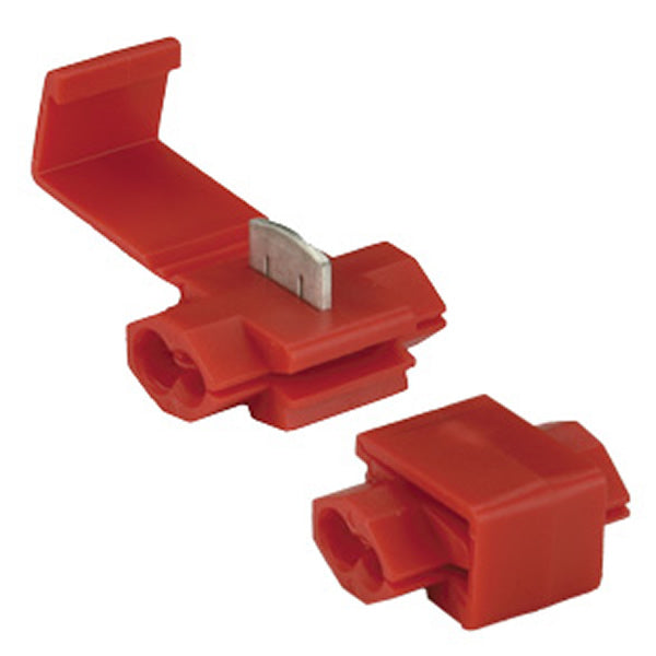 Install Bay RSL Red Instant Tap Connector 22-18 Gauge - Package of 100