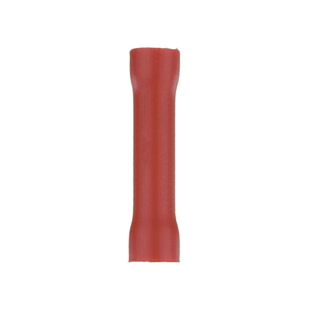 Install Bay RVBC825 Red Vinyl Butt Connector 8 Gauge Package of 25