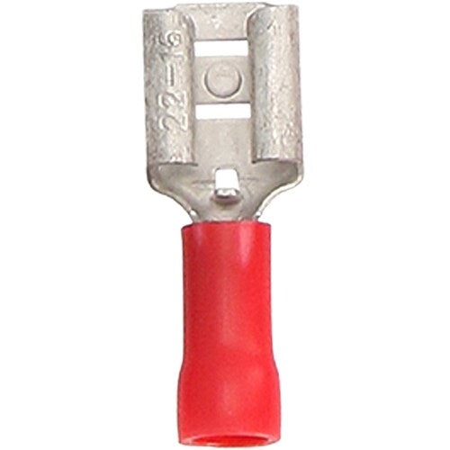 Install Bay RVFD250 Red Vinyl Female Quick Disconnect 22-18 Gauge .250