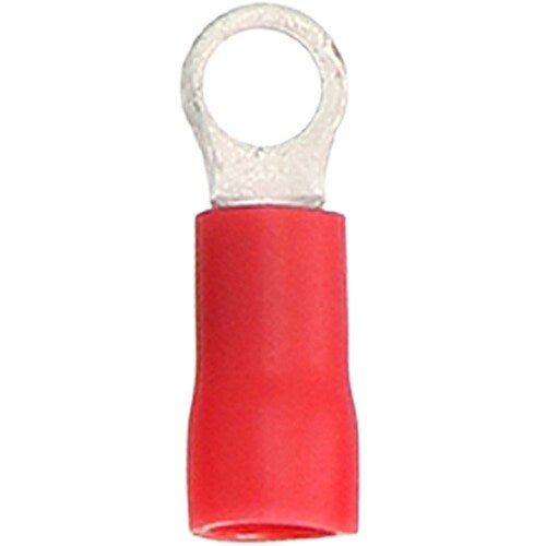 Install Bay RVRT10 Red Vinyl Ring Terminal 22-18 Gauge #10 - Package of 100