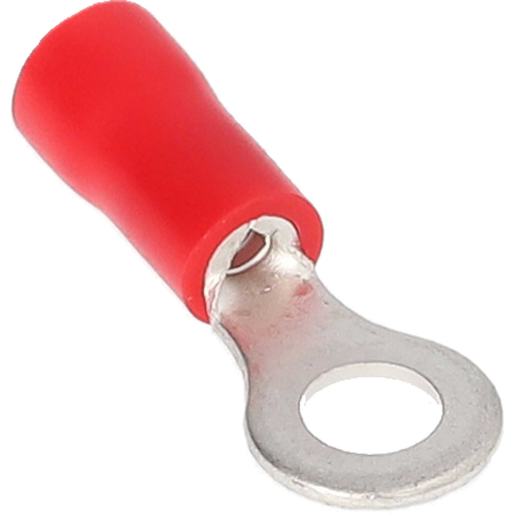 Install Bay RVRT8 Red Vinyl Ring Terminal 22-18 Gauge #8 - Package of 100