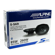 Load image into Gallery viewer, Alpine S-S69 6x9" Door Speaker Replacement Kit For 1994-02 Dodge Ram 2500/3500