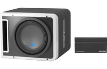 Load image into Gallery viewer, Alpine S-SB10V-PWR Halo 10&quot; Bass Package Includes S-SB10V linkable 10&quot; ported sub enclosure and KTA-200M compact 200-watt mono amplifier