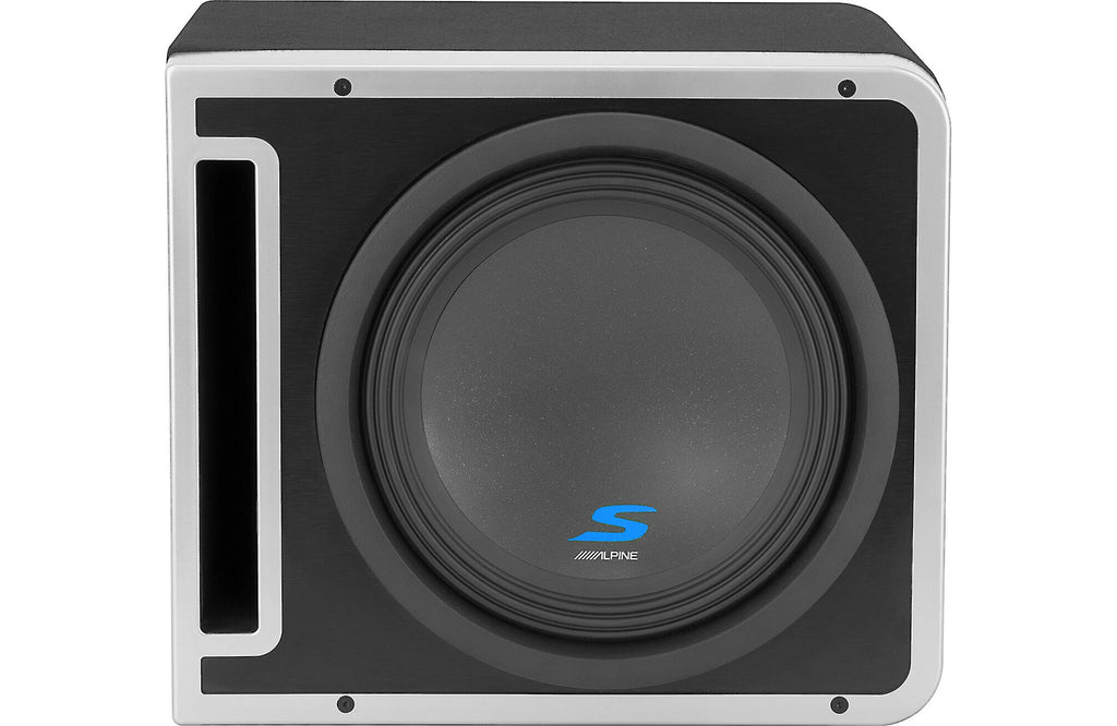 Alpine S-SB10V-PWR Halo 10" Bass Package Includes S-SB10V linkable 10" ported sub enclosure and KTA-200M compact 200-watt mono amplifier
