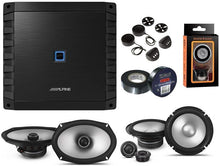 Charger l&#39;image dans la galerie, Alpine S2-S65C 6.5&quot; Component, S2-S69 6x9&quot; Speaker, S2-A36F Amplifier &amp; PAK1