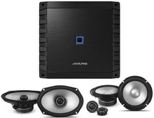 Charger l&#39;image dans la galerie, Alpine S2-S65C 6.5&quot; Component Set S2-S69 6x9&quot; Coaxial Speaker S2-A36F Amplifier