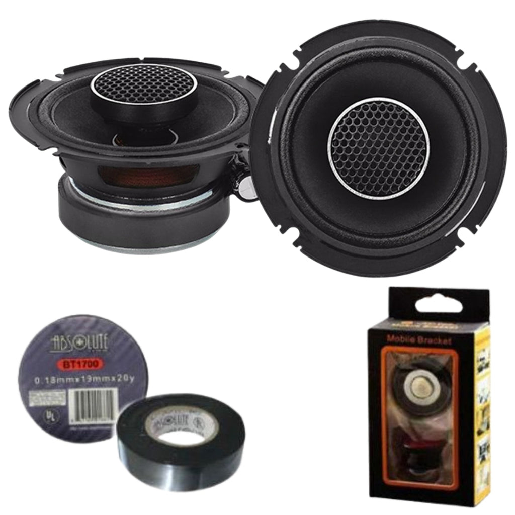Alpine S2-S30 S-Series 3" Coaxial 2-Way Speakers, Pair Bundle