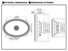 Charger l&#39;image dans la galerie, 2 Alpine S2-S69 260 Watts S-Series 6x9&quot; 2-Way Hi-Res Car Audio Coaxial Speakers &amp; KIT10 Installation AMP Kit