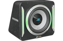 Charger l&#39;image dans la galerie, Alpine S2-SB10 PrismaLink™ S2-Series sealed subwoofer enclosure with 10&quot; subwoofer and RGB lighting