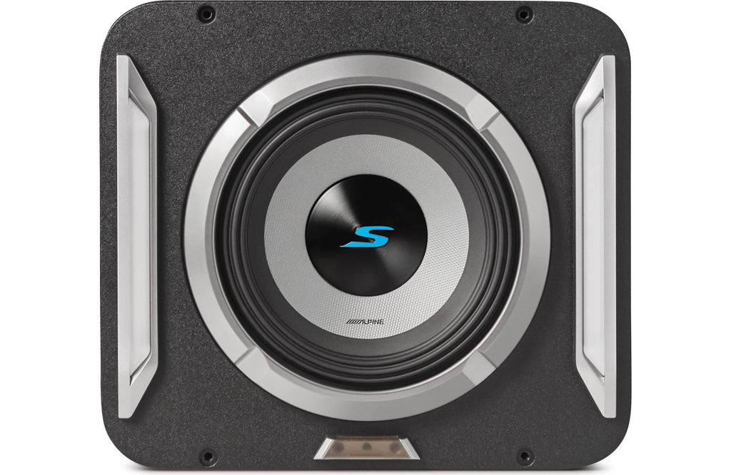 Alpine S2-SB8 PrismaLink™ S2-Series sealed subwoofer enclosure with 8" subwoofer and RGB lighting