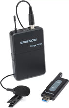 Load image into Gallery viewer, Samson XP106WLM 6&quot; 100W Rechargeable Portable PA with XPD1 Lavalier Mic Wireless System and Bluetooth